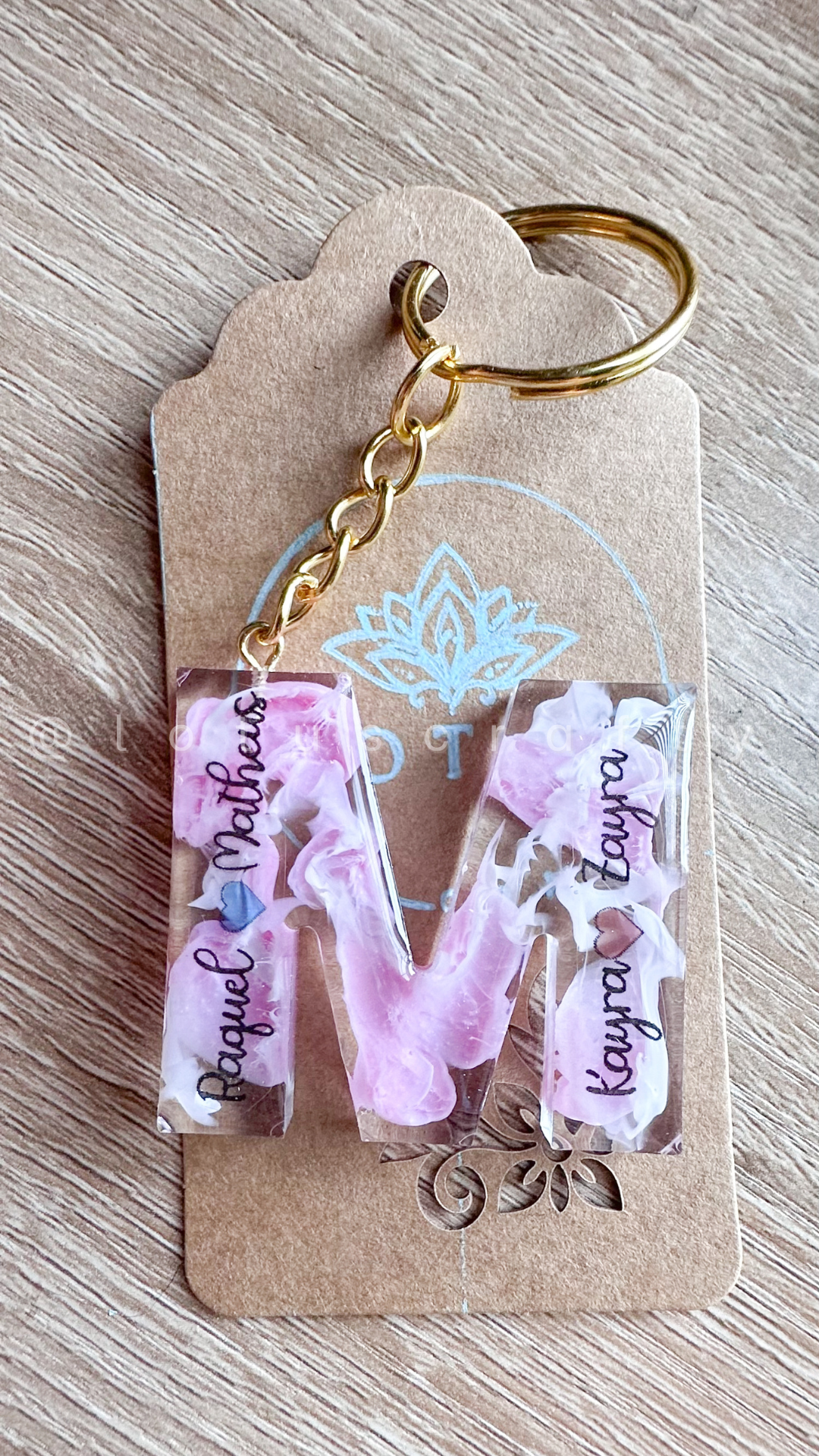 Keychain Letter Regular Size CUSTOM-MADE