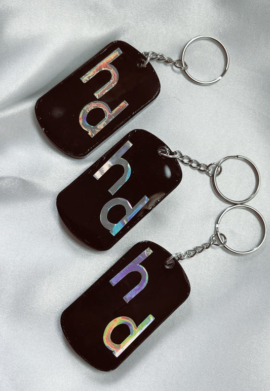 Keychain TAG Simple - CUSTOM-MADE